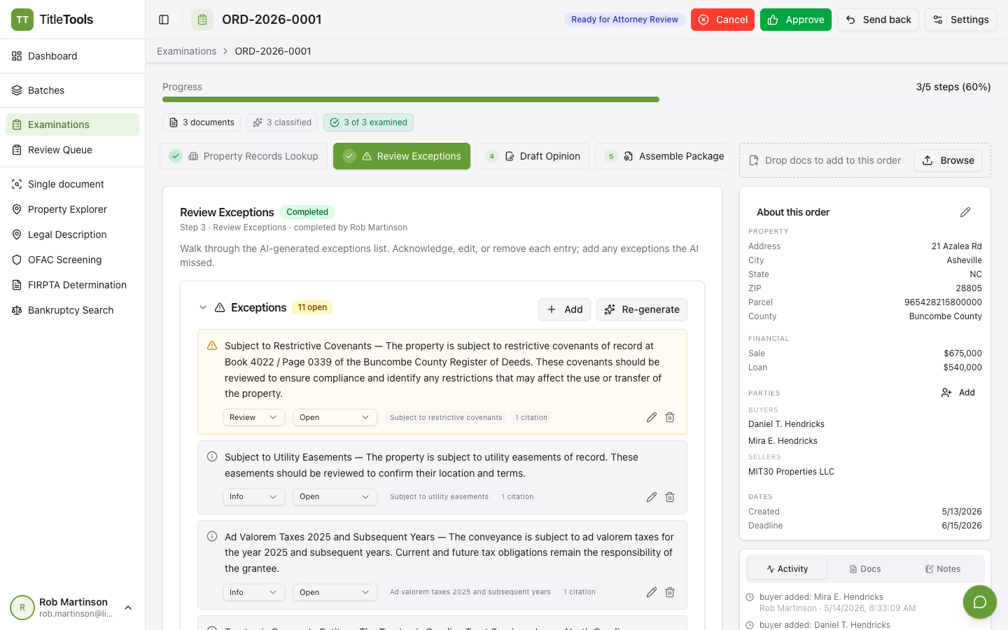 TitleTools: Verify